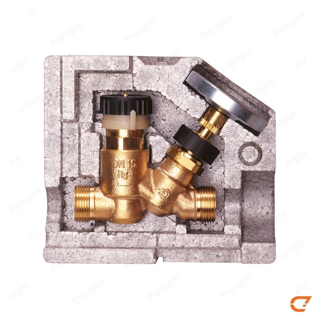 M1206330 Вентиль термостатический циркуляционный NexusValve TW, внеш. резьба, DN 15, рег. 30-50˚с, с изол., Meibes (Майбес) купить в интернет-магазине EXPOGAS