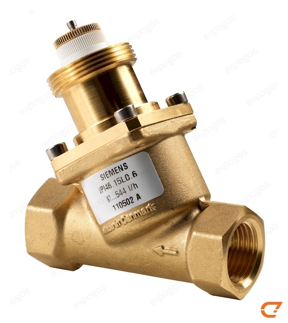 VPI46.15L0.2Q Siemens (Сименс) Комбиклапан, внешняя резьба, pn25, dn15, 80…240 l/h, ниппели измерения давления, заказной номер - S55264-V112 купить в интернет-магазине EXPOGAS