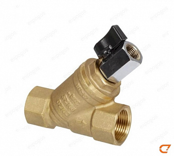 065B8242 Фильтр сетчатый FVR-D со спускным краном Danfoss (Данфосс) FVR-D, присоединение Rp ¾, DN 20, PN 25 бар, Kvs 7,9 м3/ч