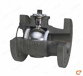 BG09B456805 Кран шаровой Pekos корпус из чугуна РО2-TTT-065-16, DN065, РN16, ф/ф, Tmax= 240°С ADL (АДЛ)