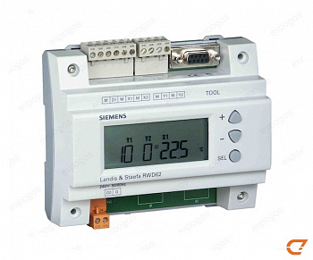 RWD62 Siemens (Сименс) Универсальный контроллер, ac 24 v, 2 аналоговыe выхода, заказной номер - BPZ:RWD62